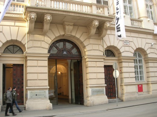 This building on Herrengasse, or Herren Lane, used to be the seat of the Police Ministry and some other government offices in the period of MOZART’S LAST ARIA. Outside this gate, the novel’s climactic scene takes place… But let's not give too much away.