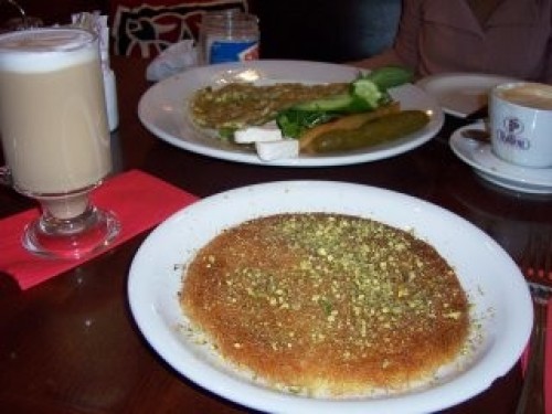 Nablus is famous among Arabs for its qanafi, hot goat’s cheese covered in syrup. The less serious element of The Samaritan’s Secret is the question of whether Omar Yussef -- who doesn't like sweets -- will eat any during his visit.