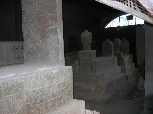 These tombs from the Ottoman period have been enclosed by a building as the casbah expanded over them. Buried here are members of the influential Touqan clan. The bars surrounding them were blown away by Israeli troops searching for an arms cache. It’s the kind of thing you find all over the casbah – traces of a time when power was in other hands, alongside signs of the struggles that go on today. In The Samaritan's Secret, Omar hides here.